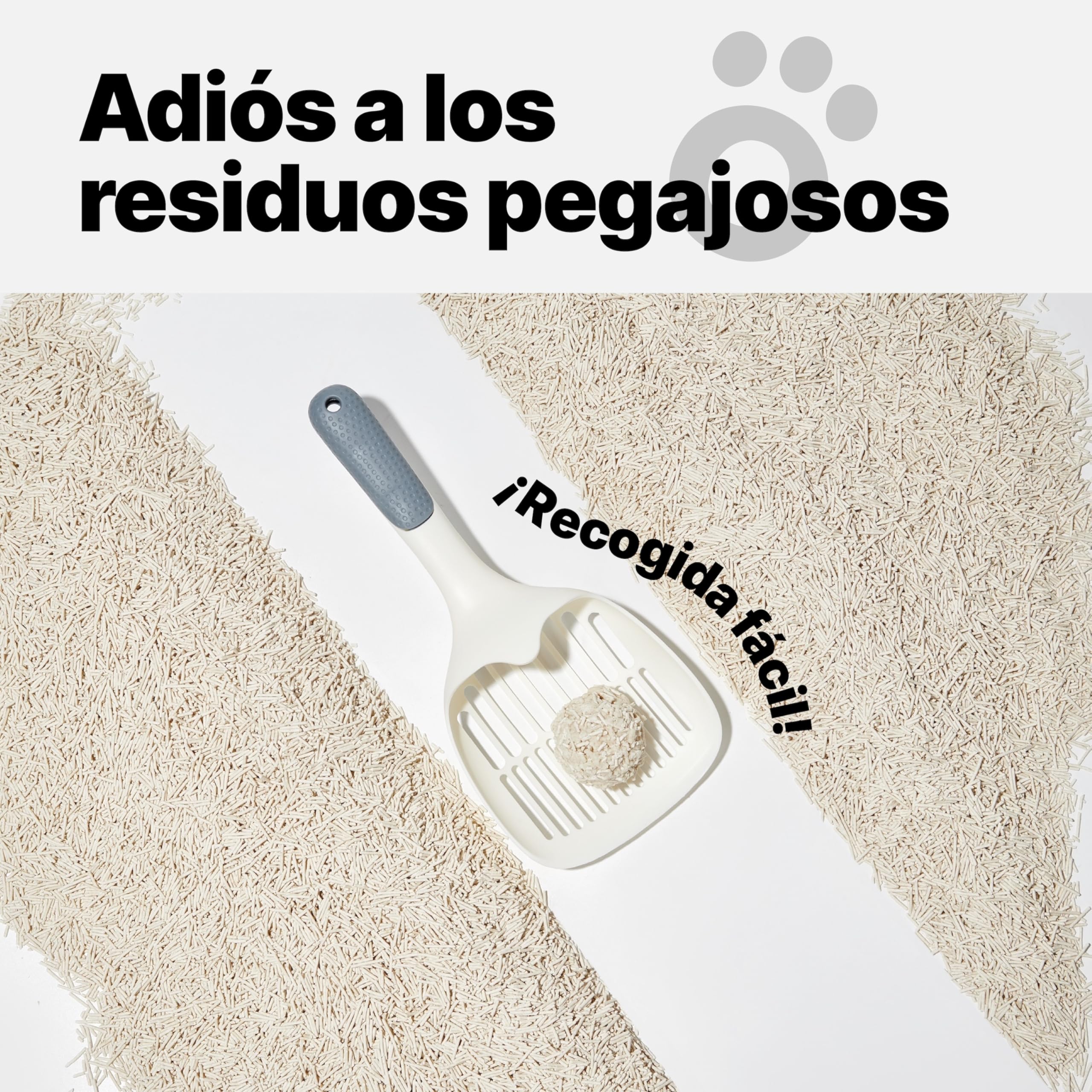 Arena de Tofu para Gatos 10,8 kg - Aglomerante y Vegetal con Fibra de Guisante, 99% Libre de Polvo, Control de Olores, Desechable en el Inodoro, Sin Perfume