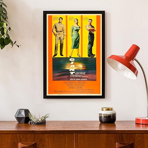 Miniatura 2 de Posterazzi Giant Rock Hudson Elizabeth Taylor James Dean 1956 - Póster impreso (11 x 17)