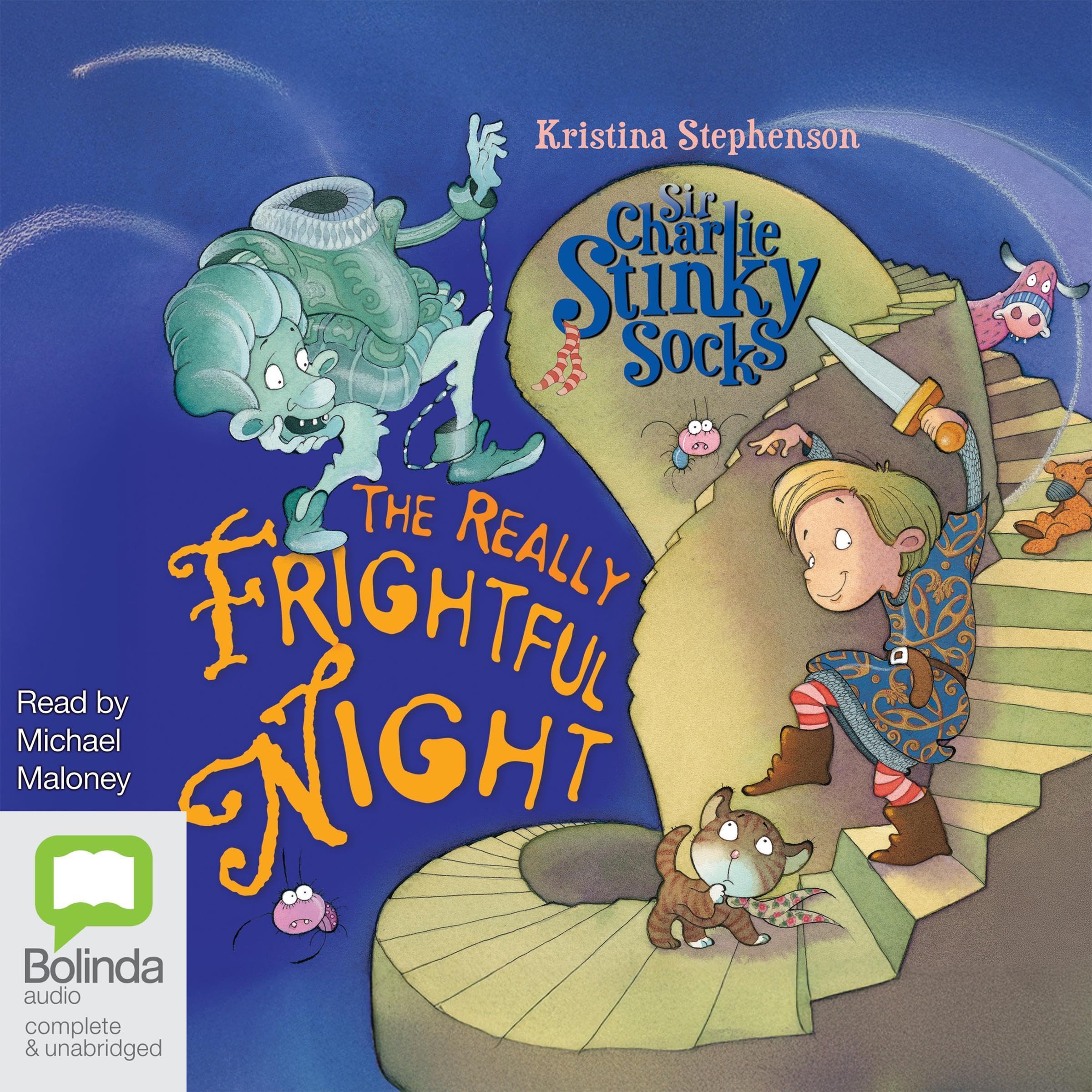 Cover art for Sir Charlie Stinky Socks and the Really Frightful Night