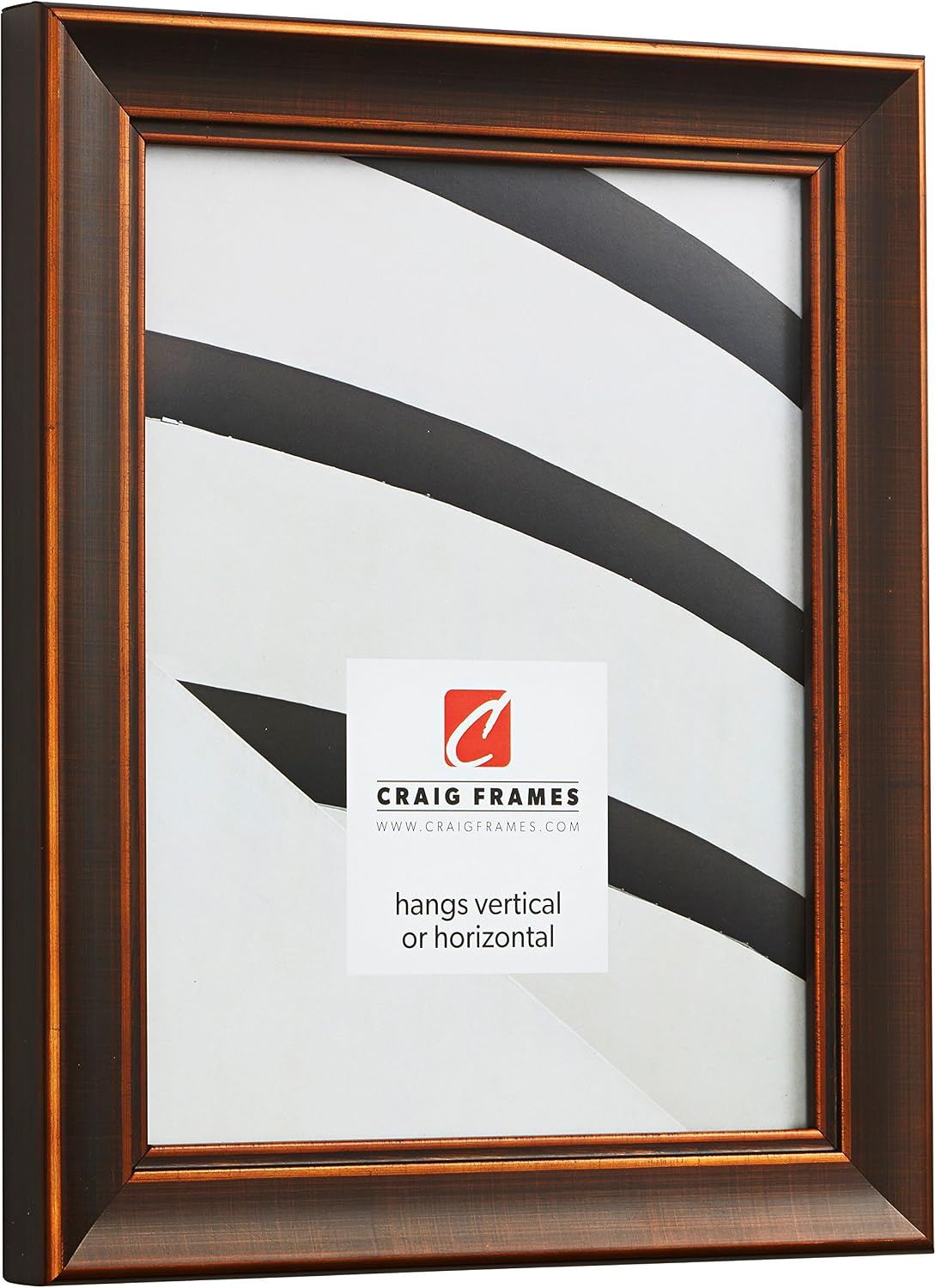 Craig Frames Metropolis 125 Picture Frame, 16 x 20 Inch, Antique Bronze