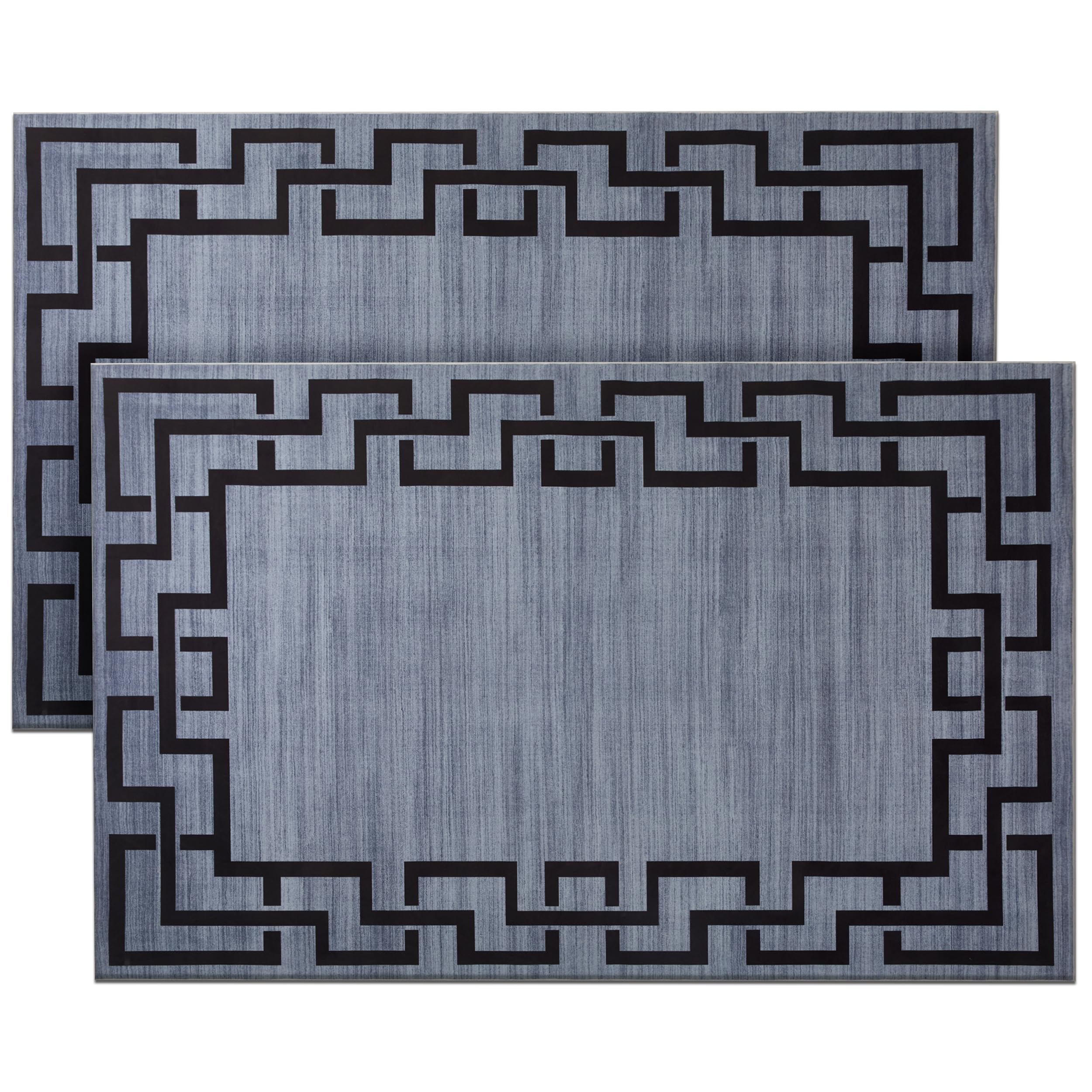 Hafaa Door mat 40x60 cm 2 Pack Indoor Outdoor Doormats Non Slip - Super Soft Heavy Duty Kitchen Floor Mat Dirt Trapper Entrance Mat, Nico — image 1
