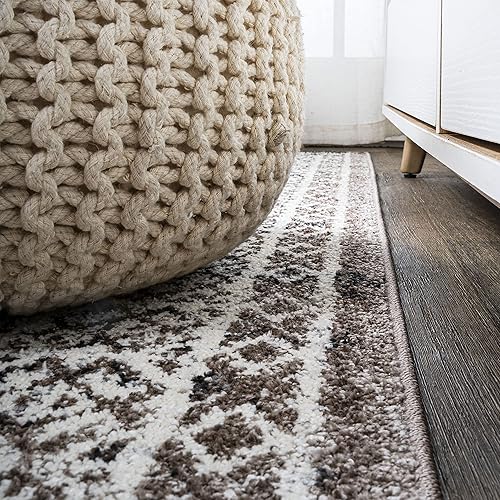 Miniatura 7 de JONATHAN Y MDP501B-28 - Alfombra bohemia estilo medallón estilo cabaña de 2 x 8 pies, estilo bohemio, vintage, suroeste, casual, de transición, no