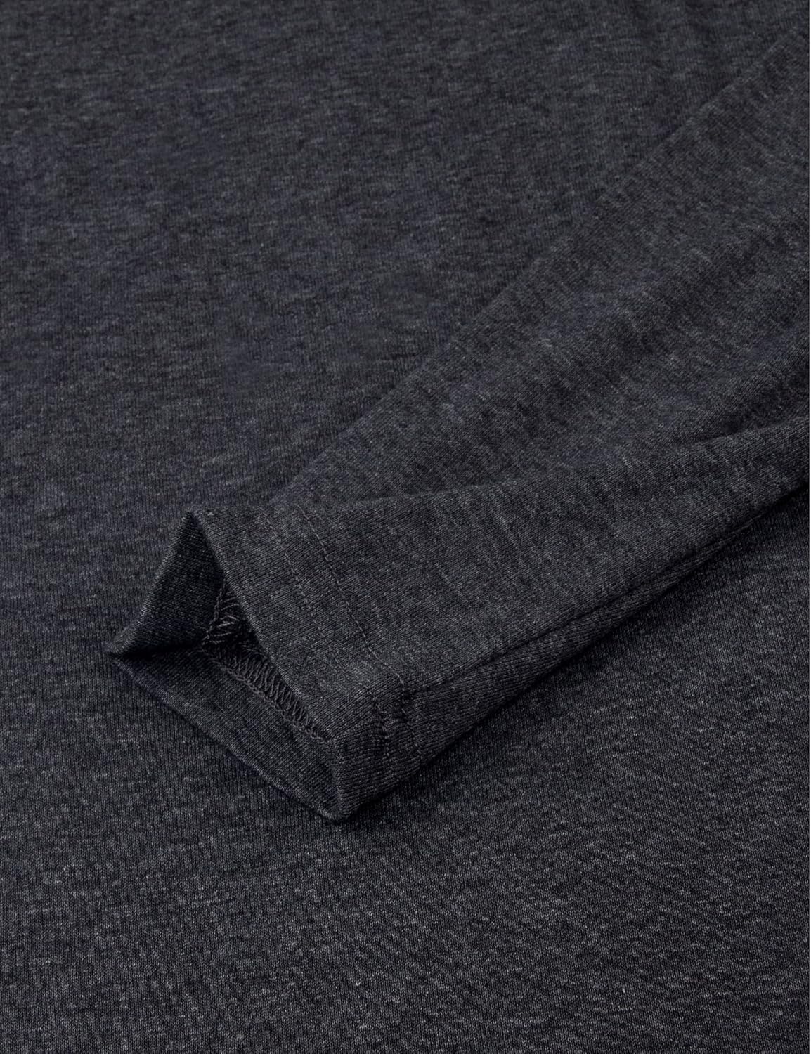 Bebonnie Womens Long Sleeve Cowl Neck Warm Splicing Tunic Tops with Buttons - Image 5