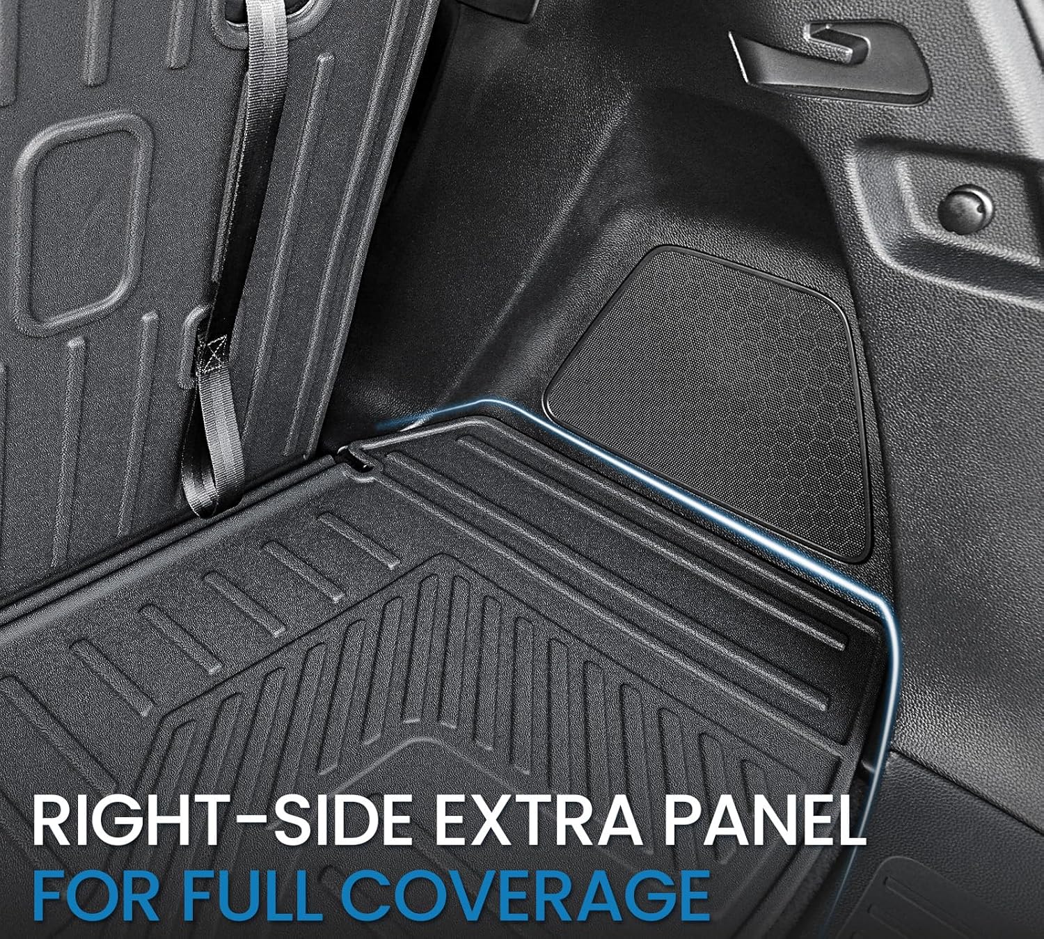 Floor Mats Cargo Mat for Honda Pilot 2026 2025 2024 2023, All Weather TPE Cargo Liner Trunk Mat with Backrest Mat Door Sill Protectors Car Accessories for Pilot (Floor Mats Set)