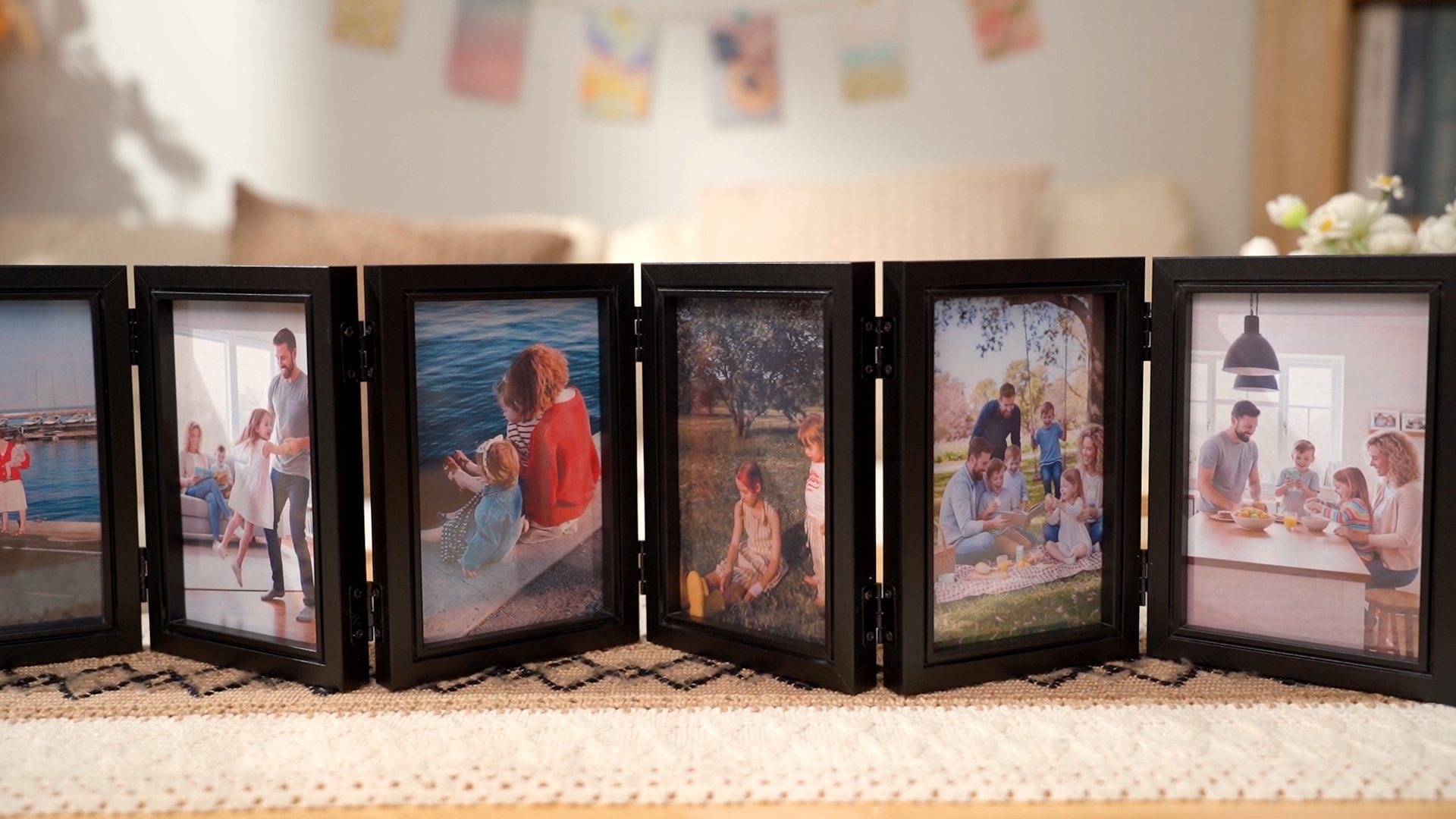 Amazon.com - Sintuff 7 Picture Frame 4x6 Folding Hinged Picture