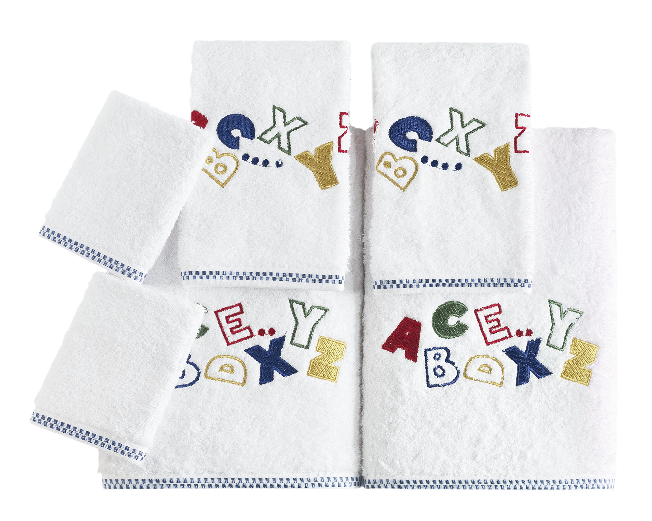 Amazon.com: SALBAKOS - 6 Piece Kids Towel Set, Towels for Bathroom Made ...