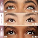 Maybelline New York Mascara à cils Lash Sensational Sky High lavable, Volumisant, Allongeant, Définissant, Recourbant, Multipliant, Formule modulable, Noir intense, 7,2 ml