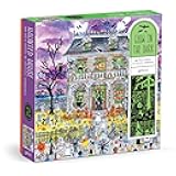 Haunted House – 500 Piece Glow in The Dark Jigsaw Puzzle Featuring Spooky Artwork of A Haunted House
