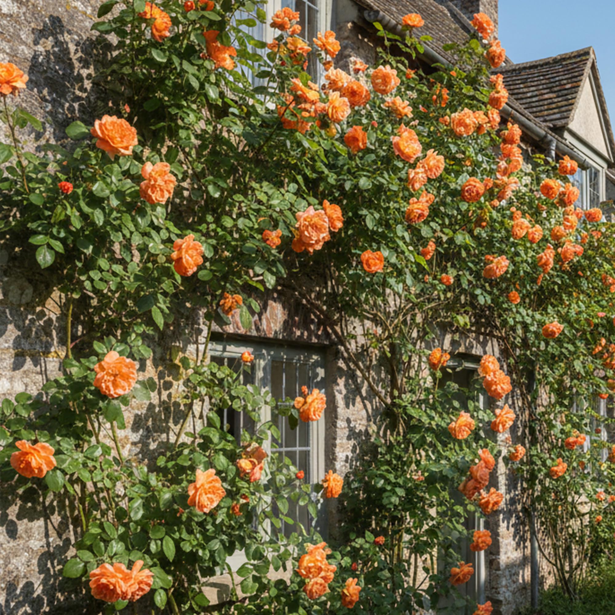 GardenersDream 3X Piante di Rose Rampicanti – Varietà Arancione, Rossa e Bianca Arbusti Fioriti - Rose Rampicanti per Muri, Recinzioni e Giardino
