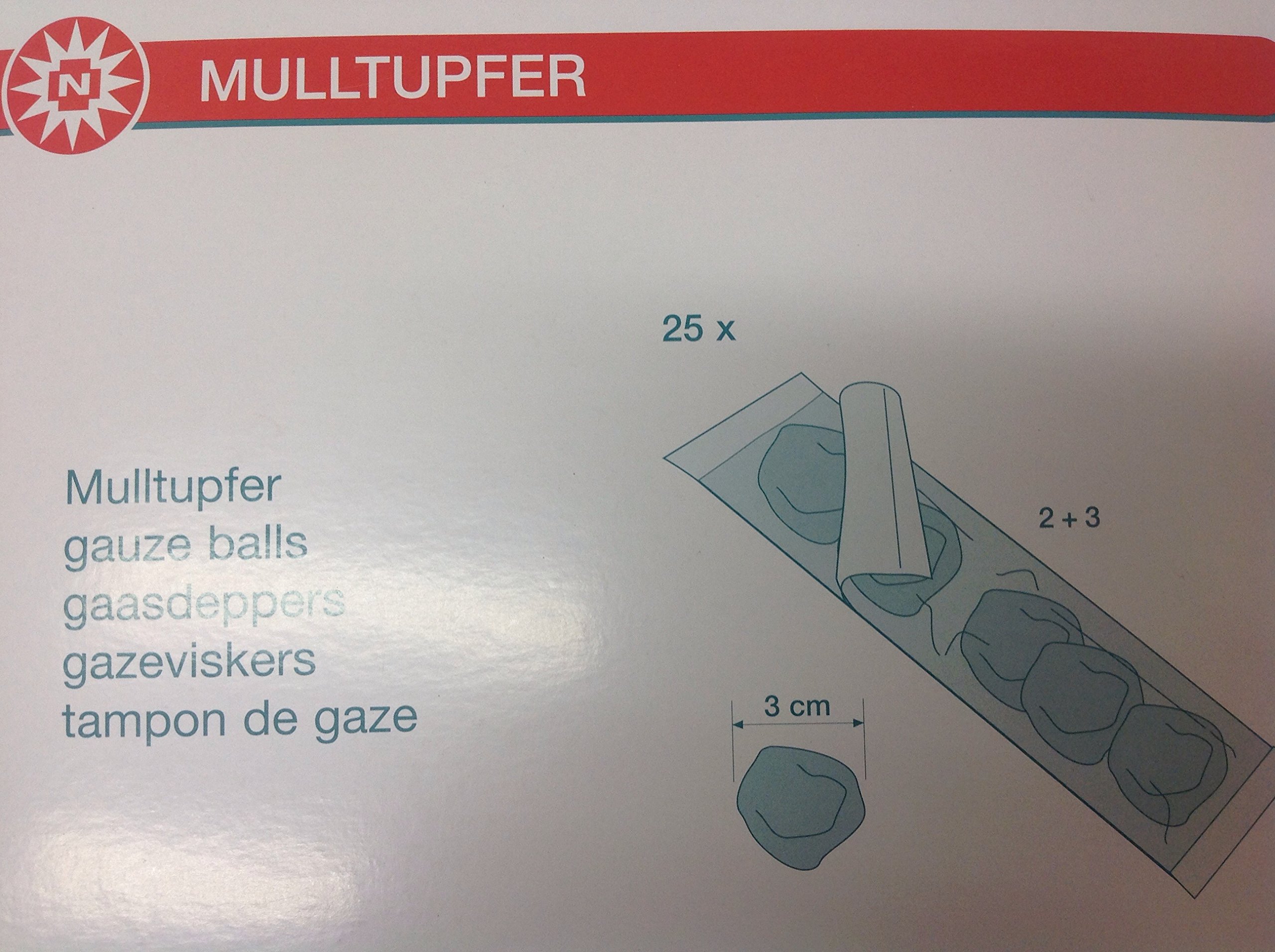 Tupfer Set 2+3 Steril, 25 St