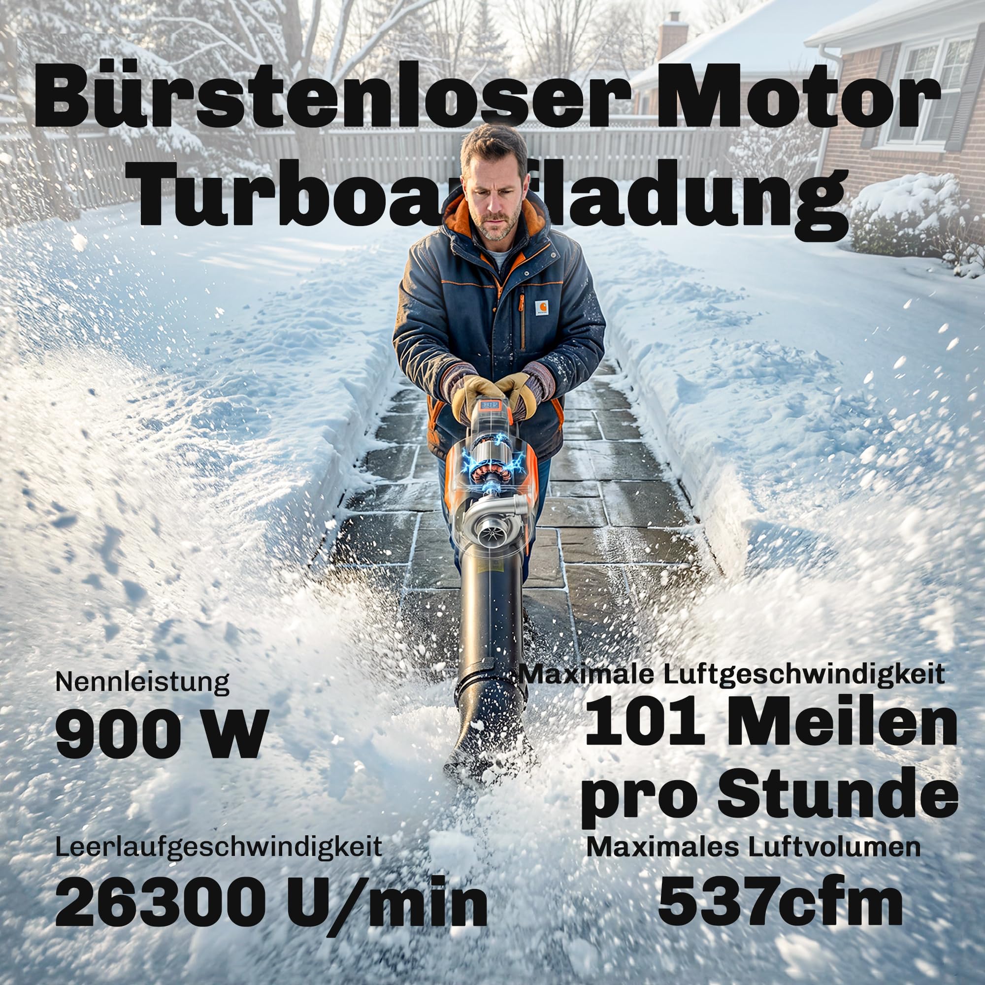 Outsunny Soplador de hojas inalámbrico de 20 V, con 2 baterías de 4,0 Ah y cargador, turbo Boost 162,7 km/h, velocidad de soplado, potencia de succión de 912 m³/h, 3 modos de flujo de aire, correa