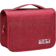 VOCUS Travel Hanging Cosmetic Organizer for Women Traveling Bathroom Shower Makeup Bag with Hook