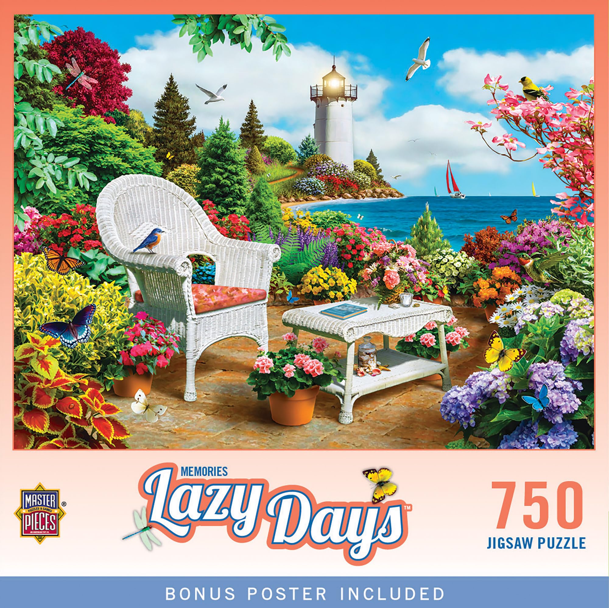ぺター・モッツ　750ピース ジグソーパズル　「モーニング フレッシュネス」 Amazon.com: Masterpieces 750 Piece Jigsaw Puzzle for Adults and