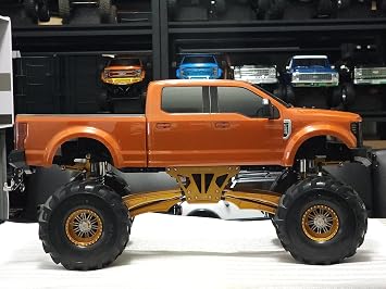 H-TECH RC CNC Aluminum Monster 40mm Lift Kit Full Set for CEN Racing Ford F250 Lift Truck Gold
