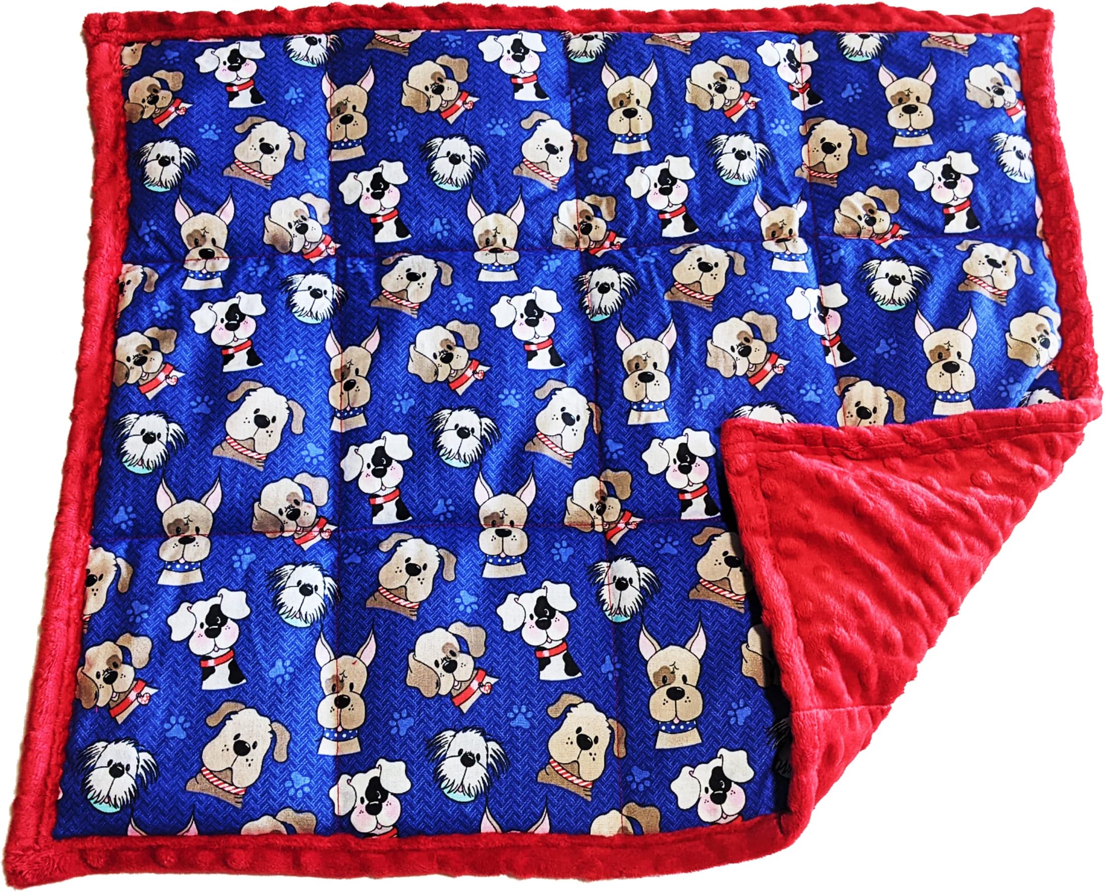 ReachTherapy Solutions Weighted Lap Pad for Kids | Portable Sensory Support | 5 lbs -Los Perros | Click to See More Colors & Sizes