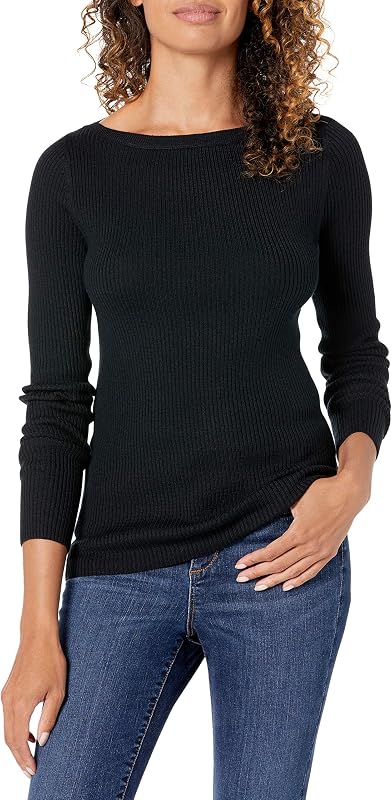 buzo Amazon Essentials Classic-Fit Lightweight manga larga mujer