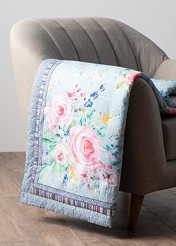 Miniatura 8 de Maison d' Hermine Manta Decorativa para Sofá Ligera Suave Cálida Transpirable de Algodón Mantas para Cama Niñas Niños Mujeres Hombres Regalos Sofá