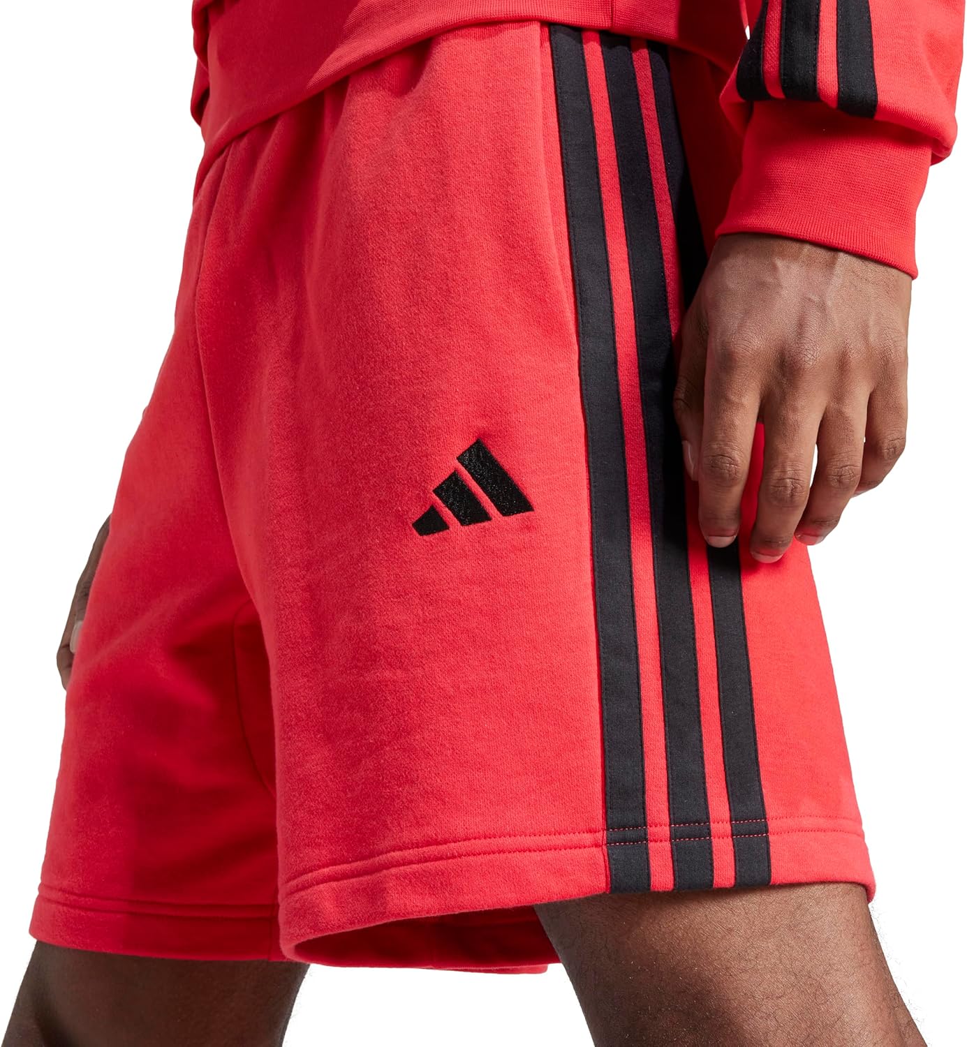 adidas Men's Essentials 3-Stripes French Terry 7-Inch Sportswear Shorts