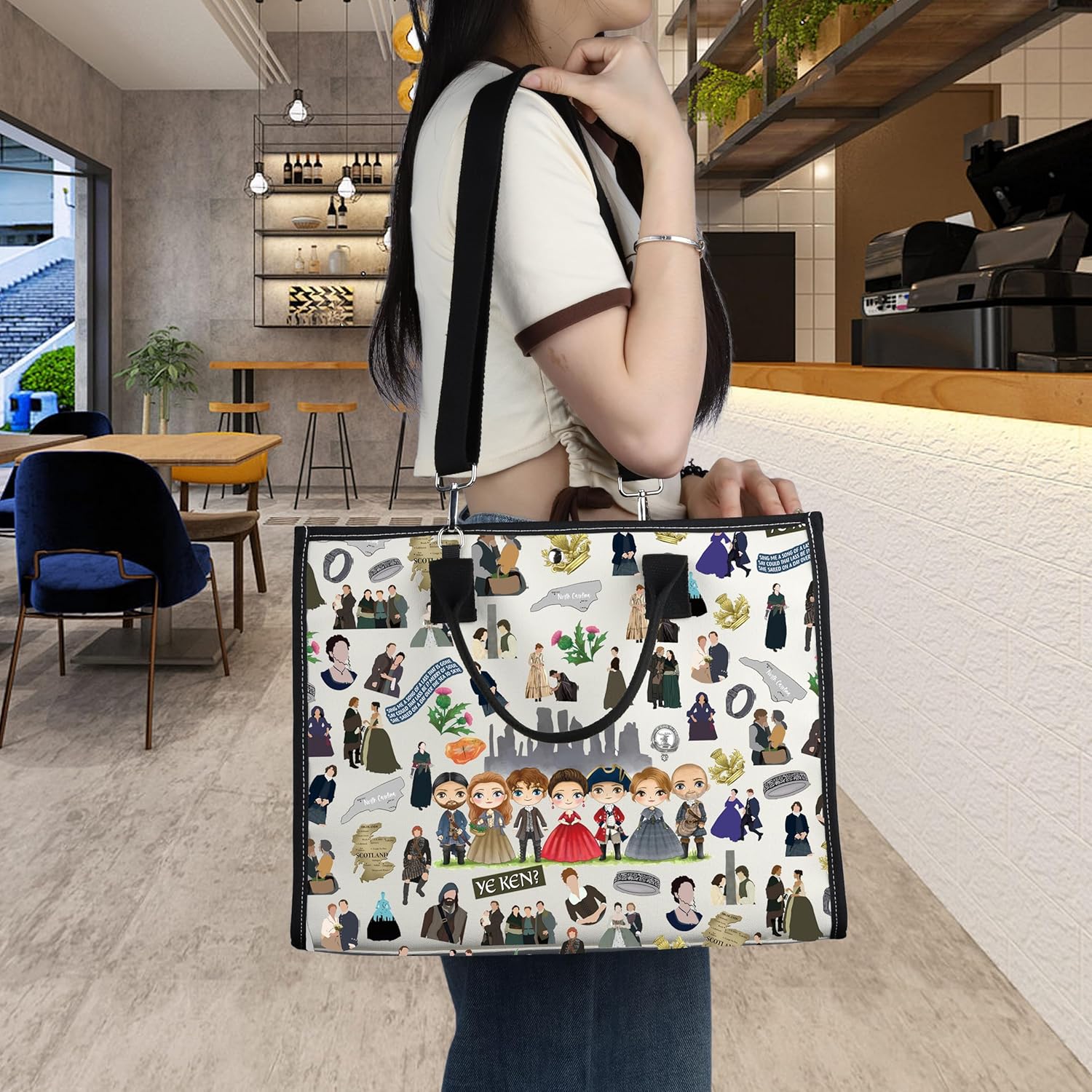 WZMPA Dragonfly Cosmetic Bag Cartoon Fans Gift TV Show Makeup Zipper Pouch Bag Cartoon Merch