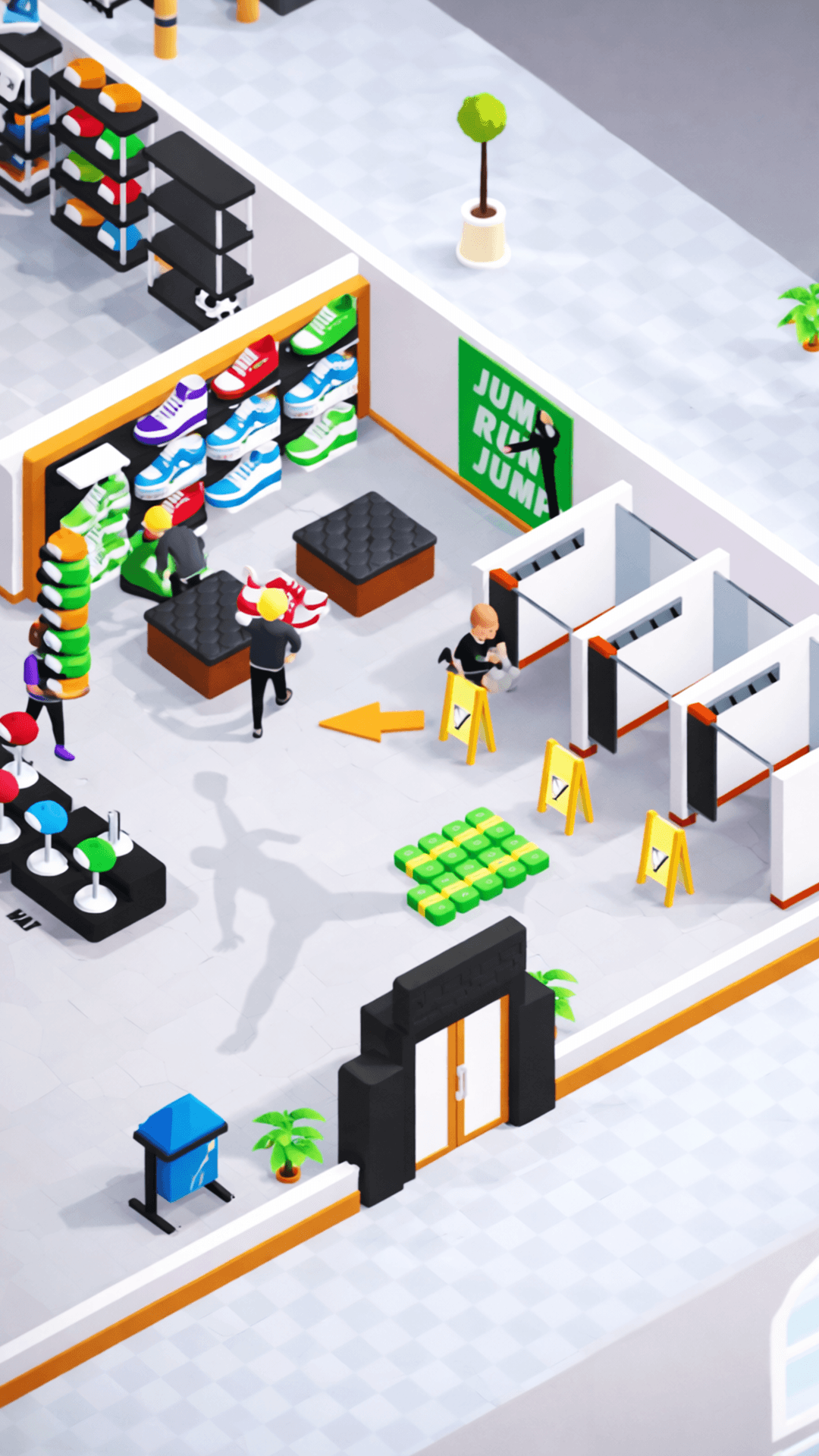 Outlets Rush Fashion 3D Store: Idle Retail Tycoon & Mini Market Mall ...