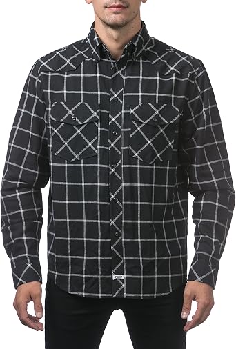 Long Sleeve Plaid Flannel Shirt 