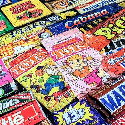 Miniatura 6 de Rompecabezas de 1000 piezas Sweet Memories de los años 80  Dulces retro  Rompecabezas sostenible para adultos  Tablero 100% reciclado premium