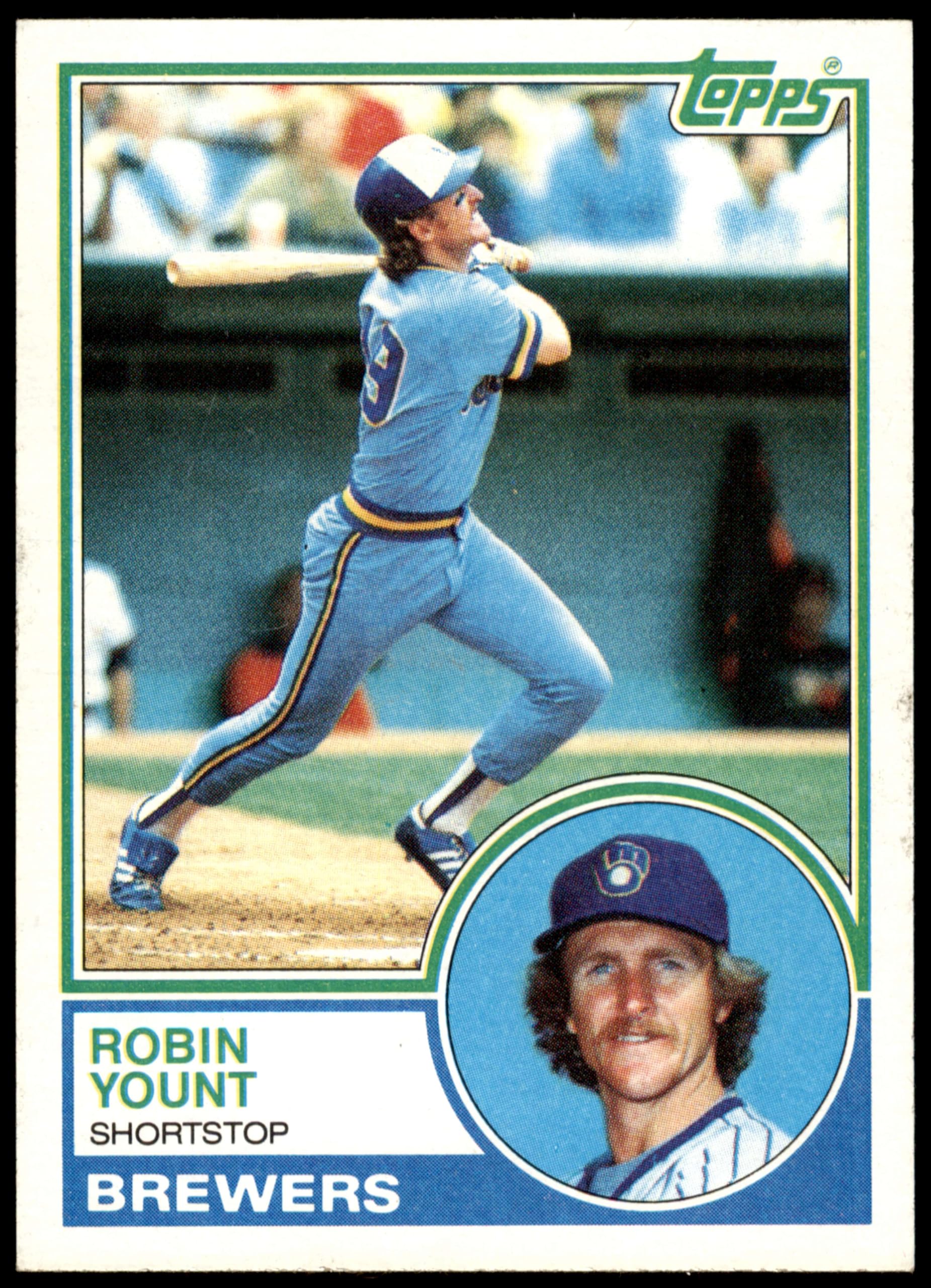 1983 Topps #350 Robin Yount Milwaukee Brewers (Baseball Card) NM/MT Brewers