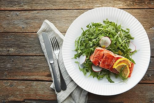 Miniatura 7 de Vajilla de porcelana china de ceniza de hueso fina, juego de 16 piezas, servicio para 4, apto para microondas, no se astilla, juego de uso diario,