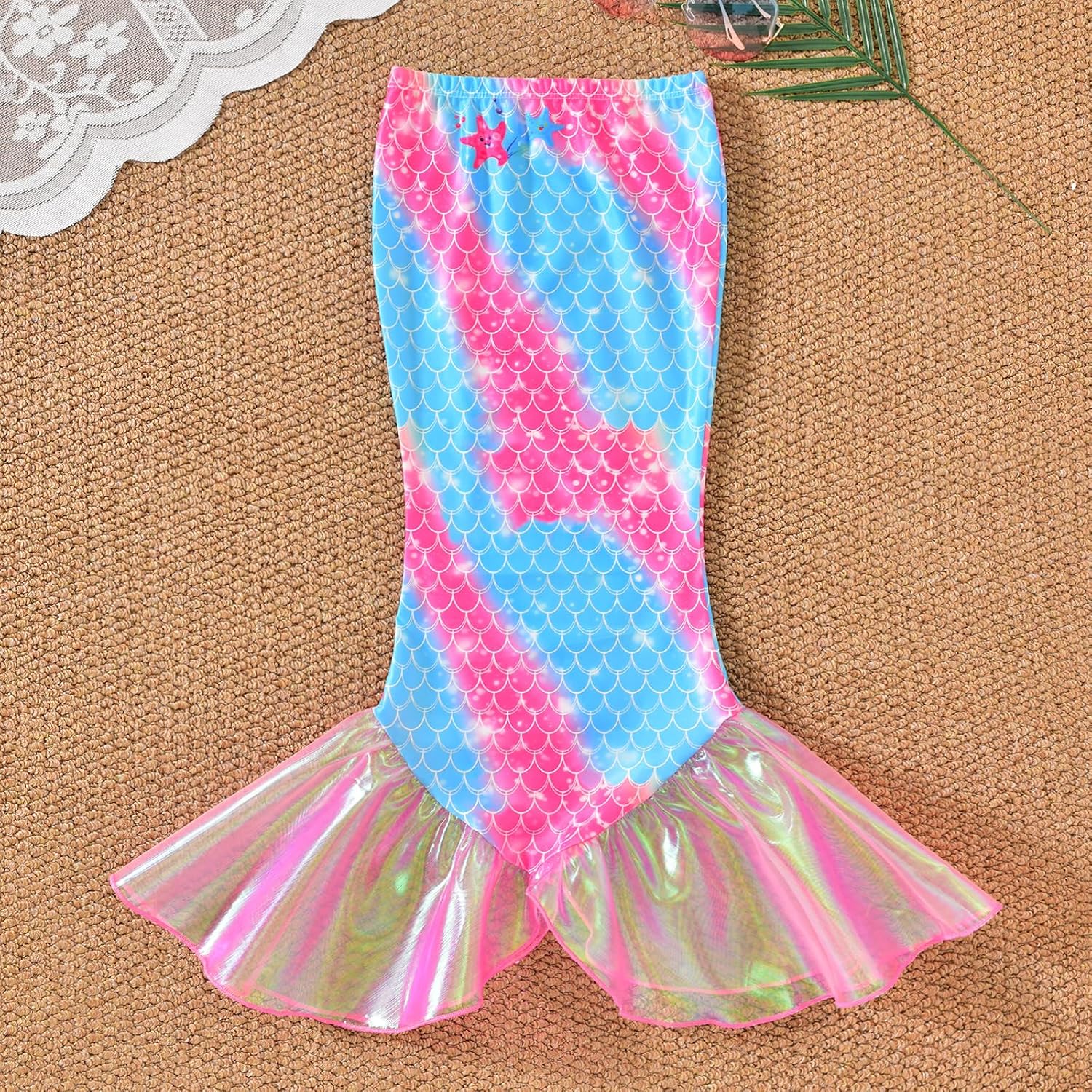 3PCS Girls Mermaid Bathing Suits 4-10 Years