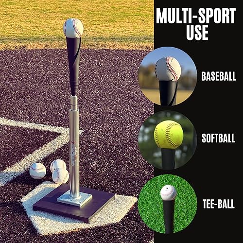 Miniatura 3 de Spider Series - Red de calcetines de 7 x 7 pulgadas y camiseta de bateo ajustable, juego de entrenamiento portátil de béisbol y softbol para todas