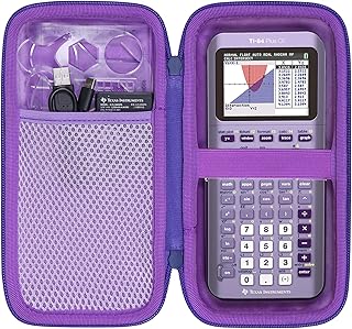 co2CREA Hard Case Compatible with Texas Instruments TI-84 Plus CE/TI-84 Plus/TI-Nspire CX II CAS/TI-Nspire CX II/TI-83 Plus/TI-89 Titanium/TI-85 / TI-86 Color Graphing Calculator, Purple
