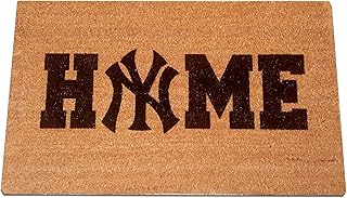 New York Home Laser Engraved Coir Fiber Welcome Doormat 30â€ x 18â€