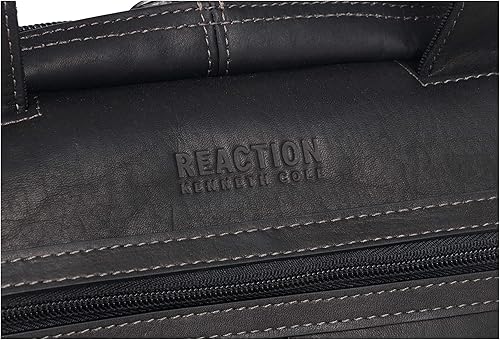 Miniatura 10 de Kenneth Cole Reaction Out Of The Bag Colombian Leather doble compartimento ampliable con cremallera superior para la mayoría de portátiles de 154