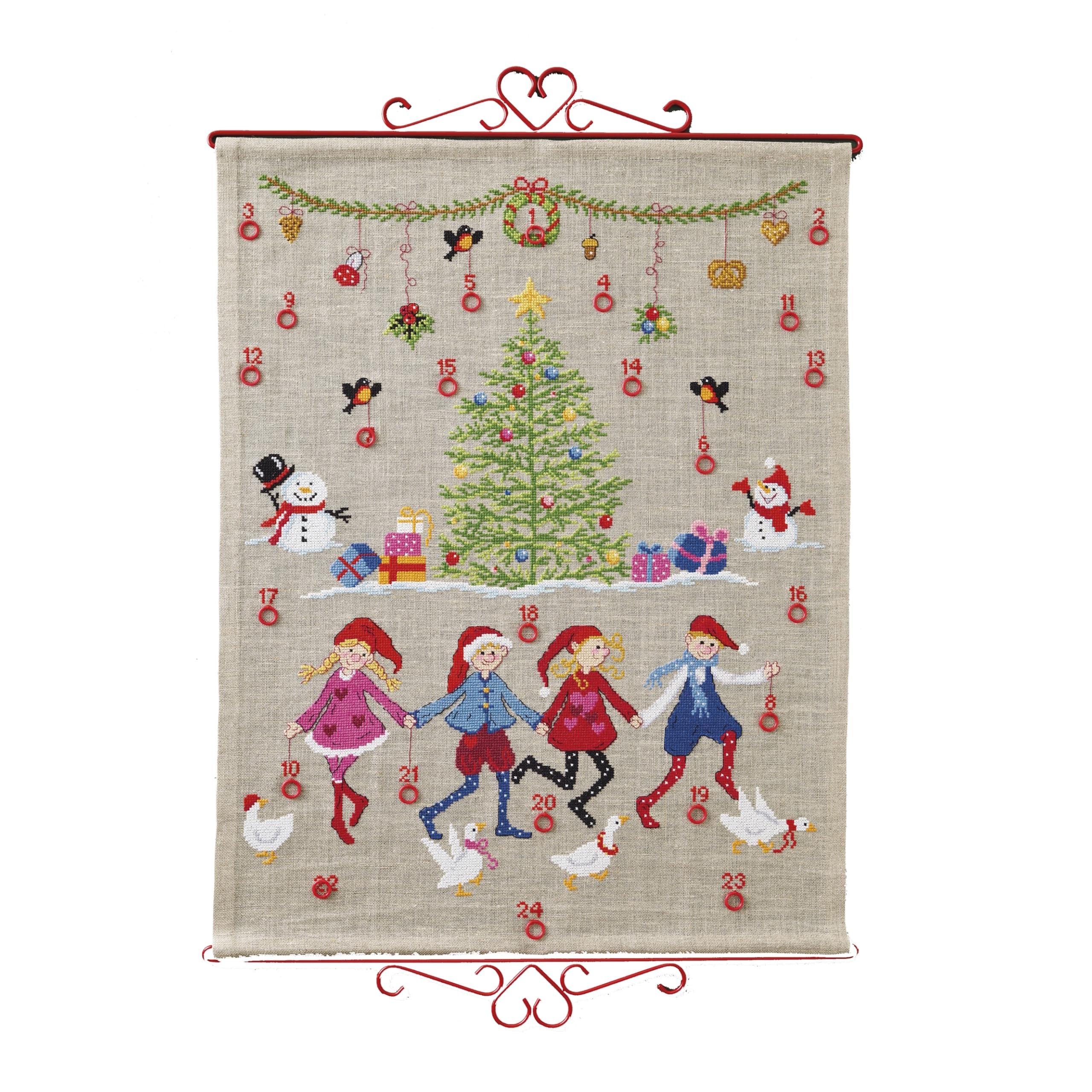 Permin Counted Cross Stitch Kit - Celebration Advent