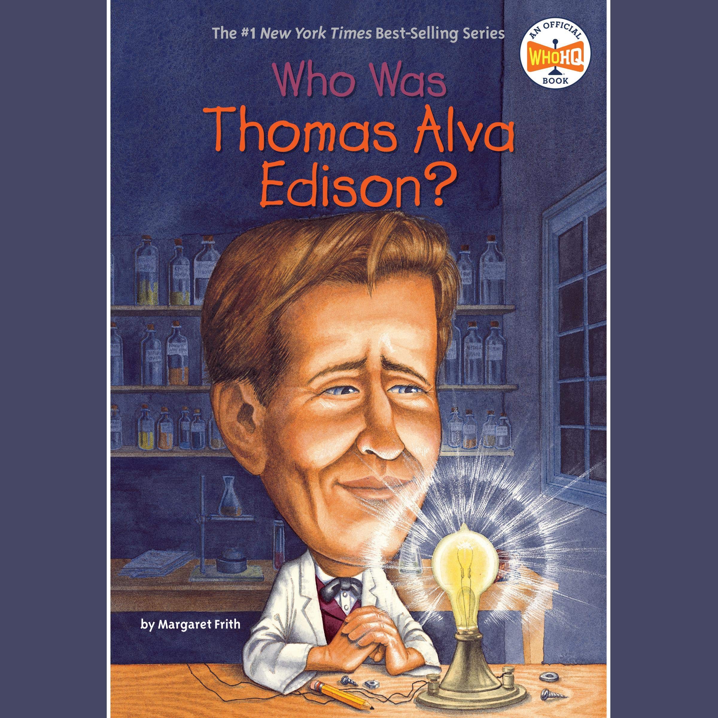 Cover art for Who Was Thomas Alva Edison?