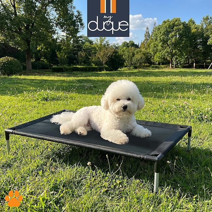Cama Elevada para Perro Pequeño 60x46cm Lavable y Plegable miniatura 4