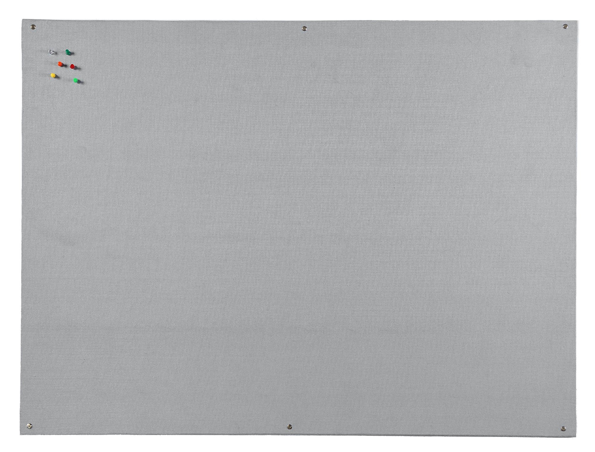 Bi-Office Unframed Noticeboard Grey Felt Surface 875x575mm FB0742397
