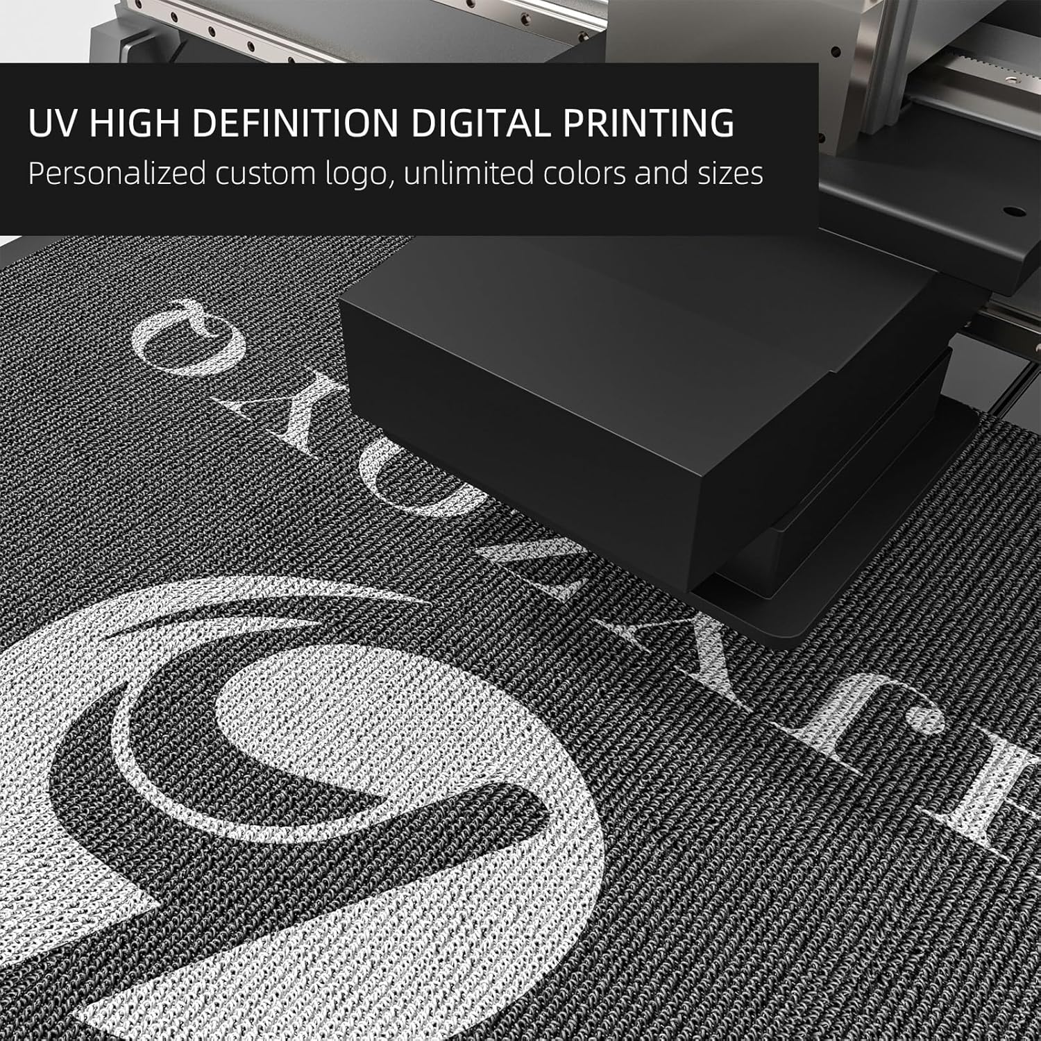 Custom Commercial Floor Mat with Any Logo Size Color Entryway Rug Welcome Doormat Entrance Carpet for Business Indoor/Outdoor Non-Slip Washable Durable Wear Resistance