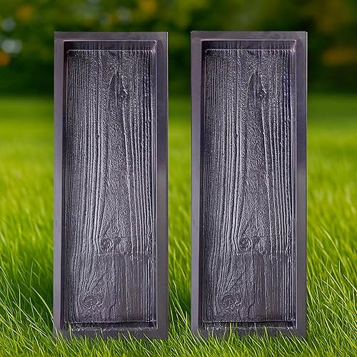 Big DIY Precast Concrete Molds 2 pcs Wooden Pavers Cement