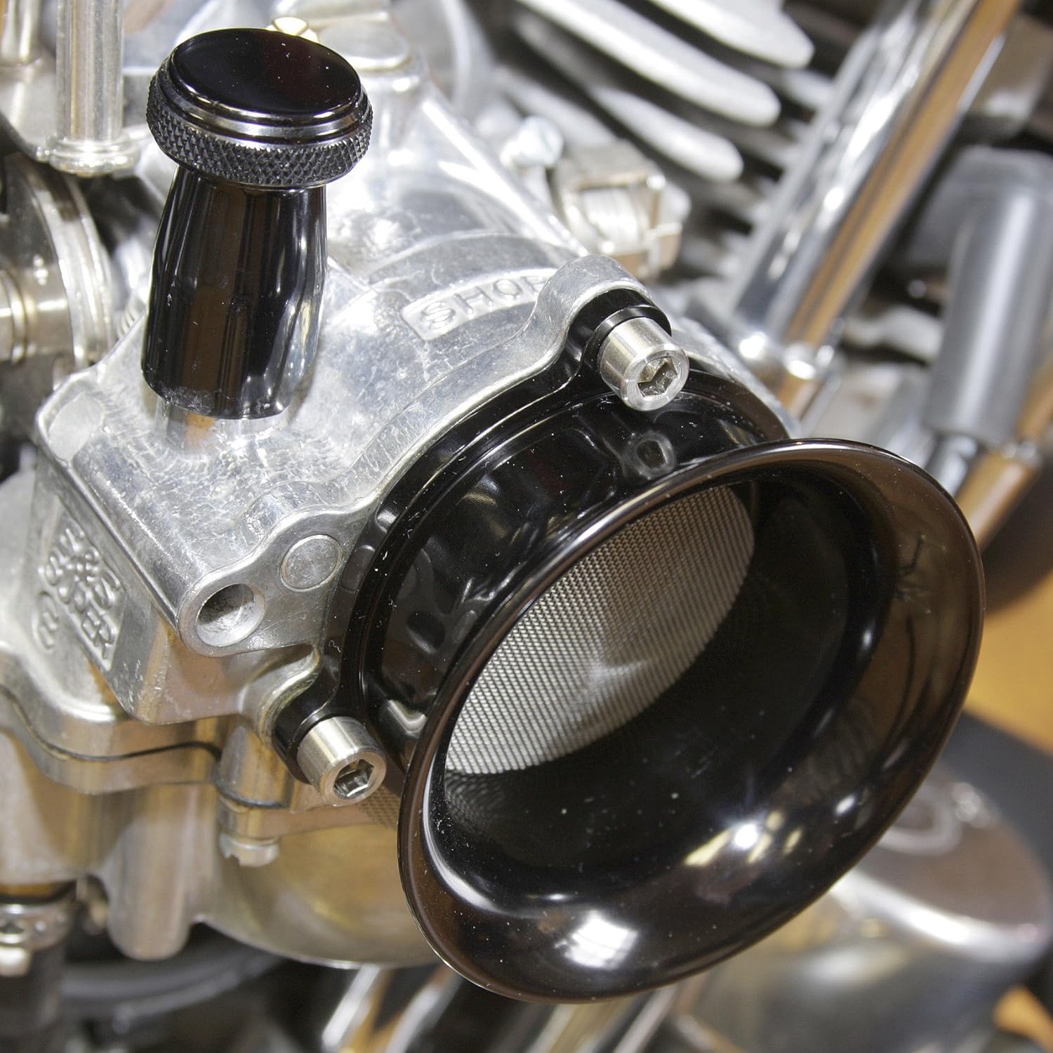 Speed Dealer Black Classic Choke Knob for S&S Super E G Carb