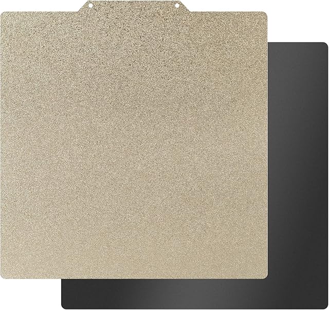 HICTOP Ender 3 PEI Sheet Bed Flexible Frosted Platform with PEI Surface and Magnetic bottom sheet with Adhesive 235x235mm for Ender 3 Pro, Ender 3 V2Ender 3 (235 * 235mm, Textured One Sided PEI)