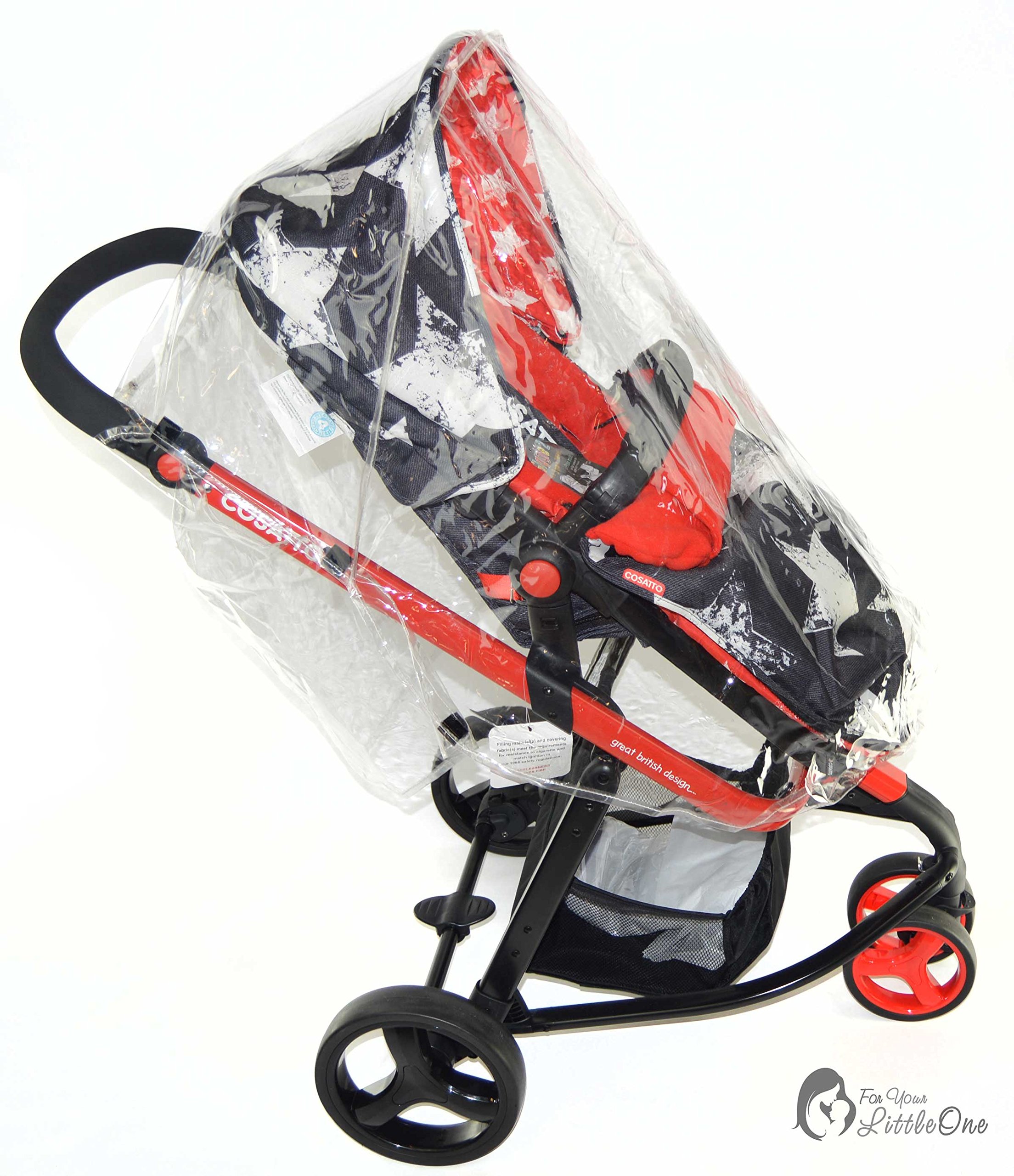Raincover Compatible with TFK Buggster, Clear - Image 2