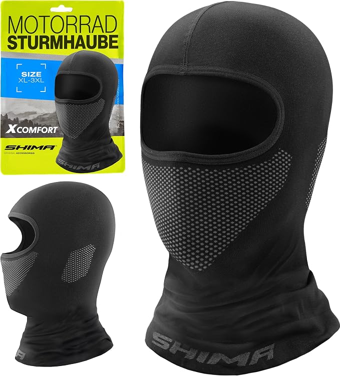 SHIMA X-Comfort Pasamontañas Moto Verano Elástico Transpirable para Hombre y Mujer