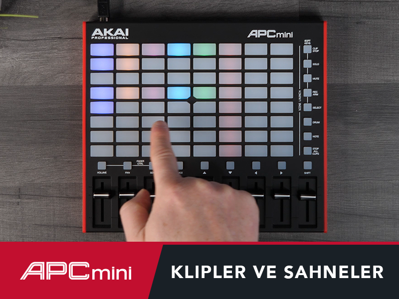 Akai Professional APC Mini - USB MIDI Pad Controller ile Klip