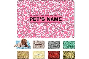 Personalized Dog Food Mat: Pamper Your Pup with a Custom Mealtime Haven