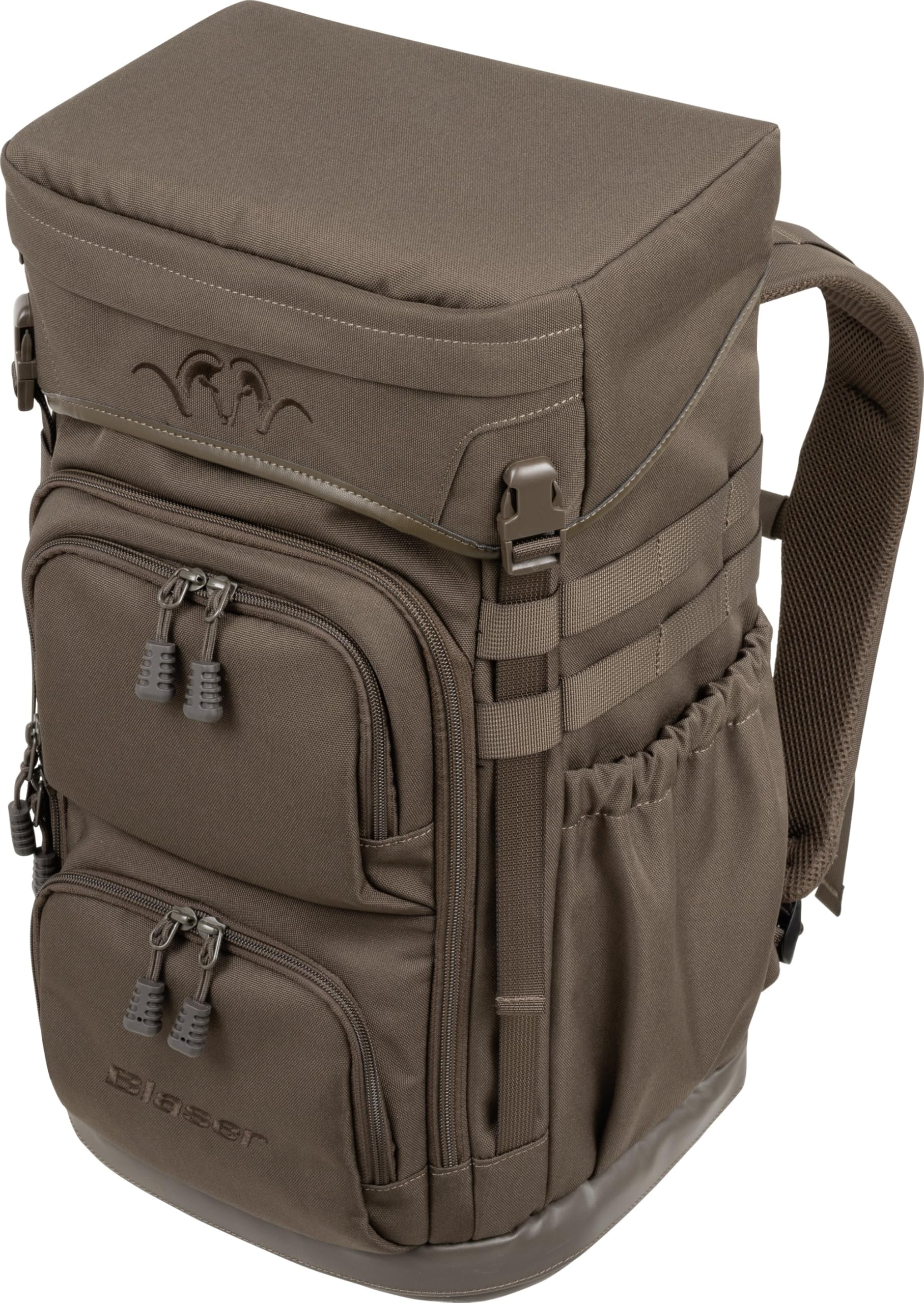 Blaser – Sitzrucksack | robuster Jagdrucksack mit integriertem Sitz | max. 140 kg Tragkraft | Polyester & Cotton-Canvas | Molle-System für Zubehör