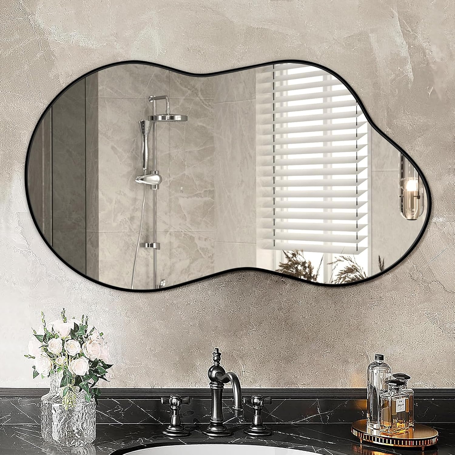 Dorlicecass Irregular Wall Mirror Wall Mirrors Decorative