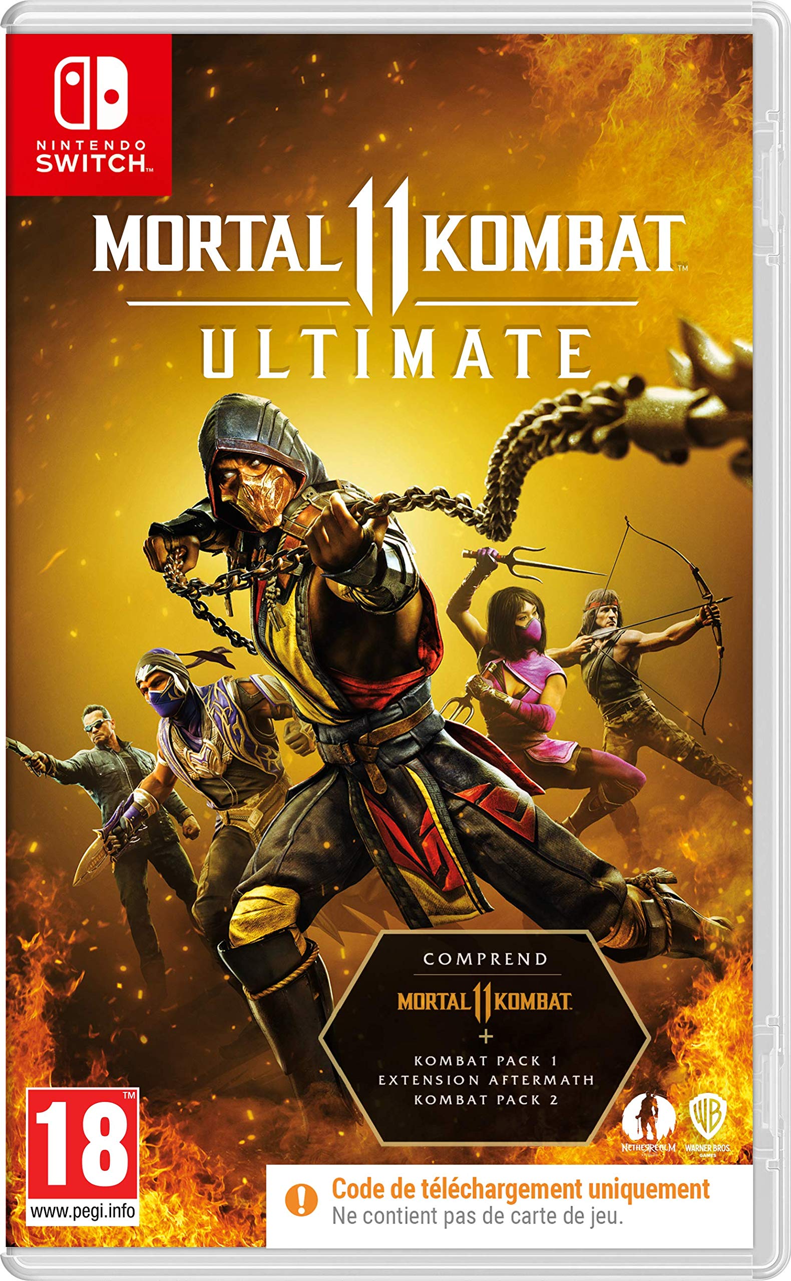 Mortal Kombat 11 Ultimate Code In Box - Nintendo Switch [Edizione: Francia]
