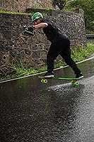 Vista 4 de Monopatín Longboard, Crucero de estilo libre, construcción impermeable y de madera, monopatín de crucero y tablas de longboard, construcción ligera