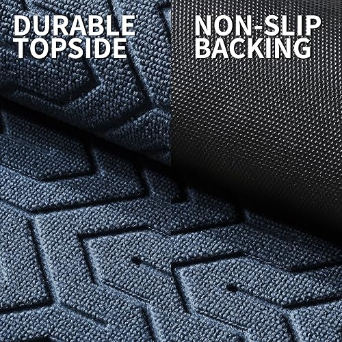 Miniatura 10 de Yimobra Tapete para puerta, resistente para todas las estaciones, para la entrada de la puerta principal, tapetes exteriores antideslizantes para el